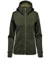 FPX-4W Stormtech Ladies Antares Performance Hoodie Cypress / Charcoal colour image